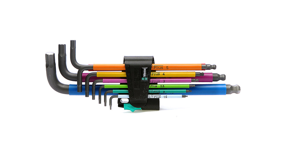 WERA HEX-PLUS unbraconøglesæt Ultra Grip m. kugle 1,5-2-2,5-3-4-5-6-8-10 mm