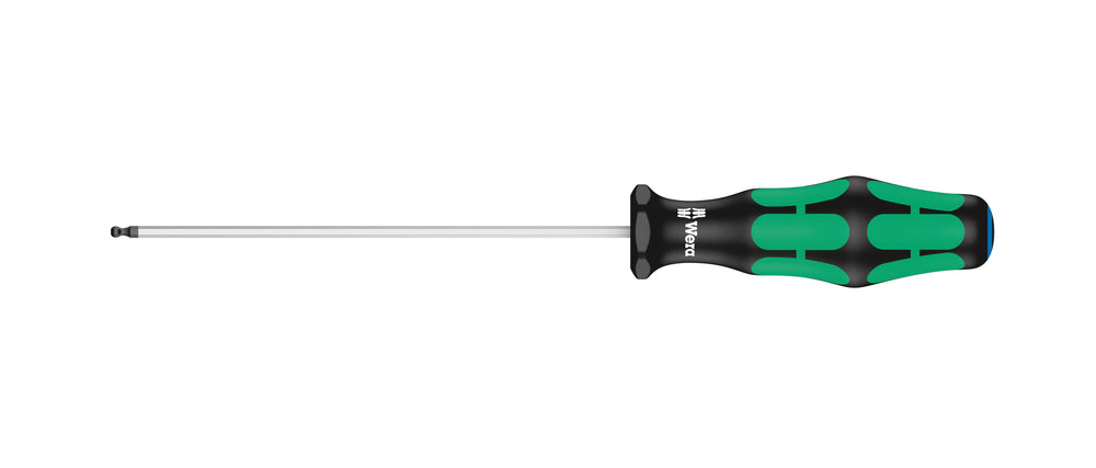 Skruetrækker unbrako 2,5. Flerkomponent kraftform greb. Sekskantet klinge (100 mm lang), Wera Black Point-spids.
