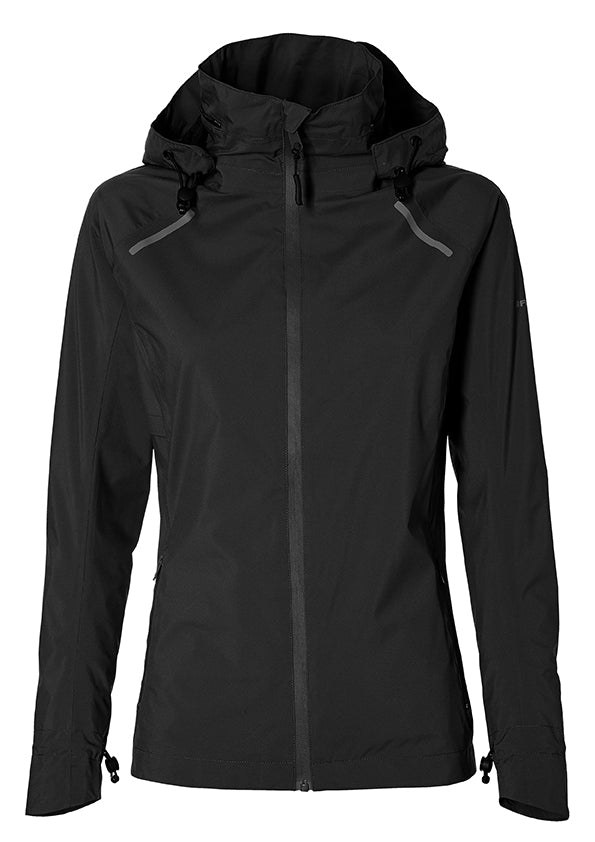 Regnjakke BASIL Skane XL dame Jet Black