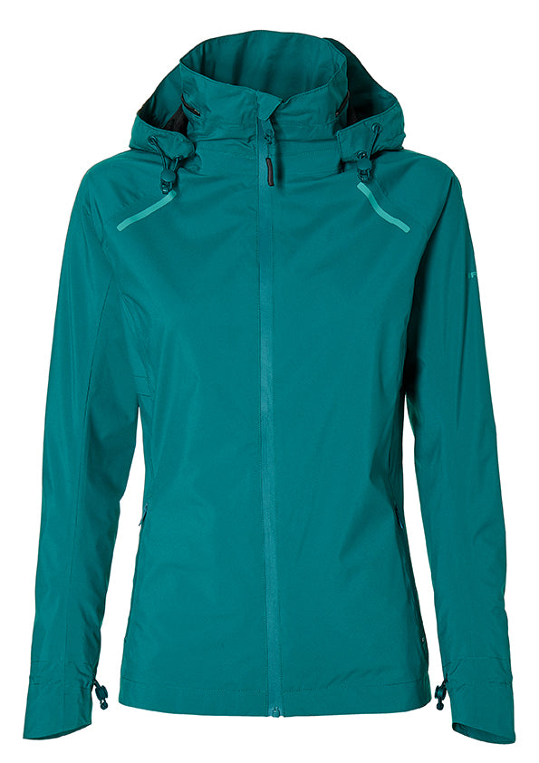 Regnjakke BASIL Skane XL dame Teal Green