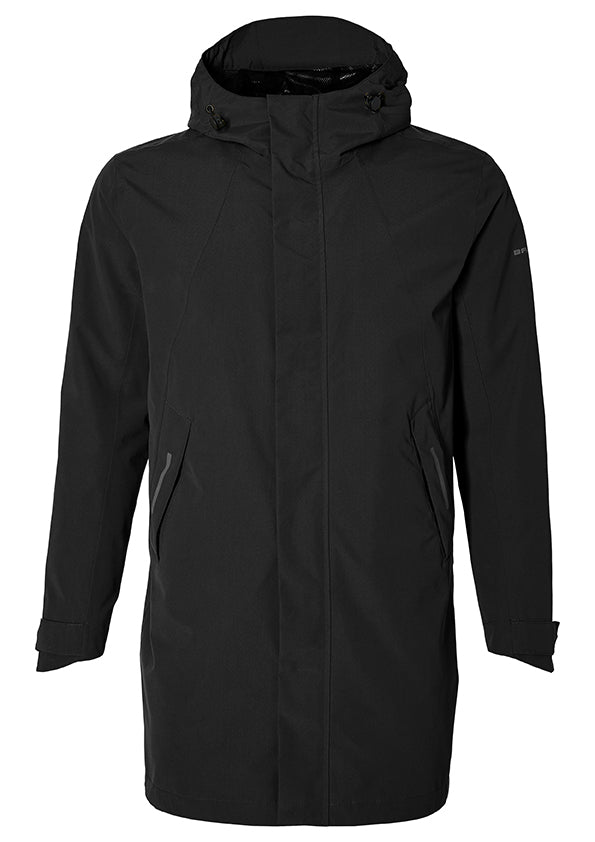 Regnparka BASIL Mosse S herre Jet Black