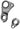 Geardrop GH-182 Scott (hanger + axle cap)