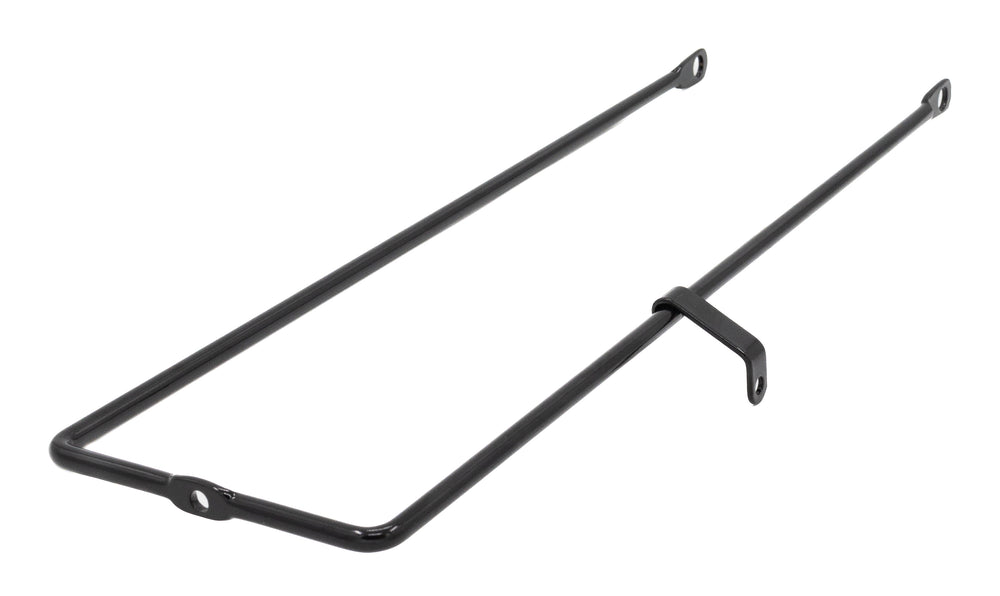 Bøjle til fastmonteret kurv m. lygtebeslag 410mm sort