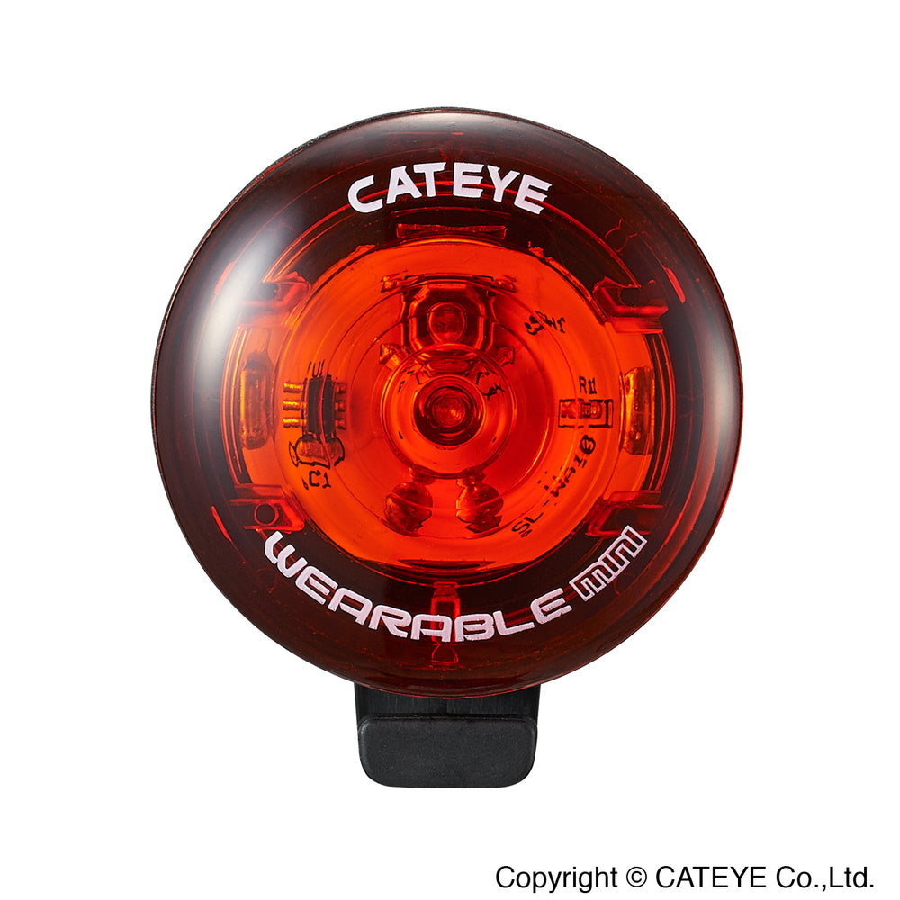 Cateye baglygte Wearable Mini SL-WA10 CR2032x1