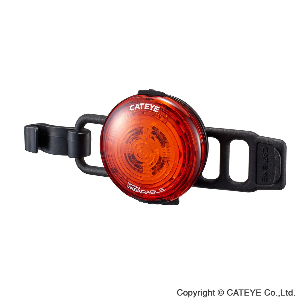 Cateye Sync Wearable baglygte SL-NW100 USB-genopladelig 50 lumen