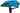 Cykelhjelm Abus MountX i farven Caribbean Blue, designet til sikkerhed og komfort ved cykling.
