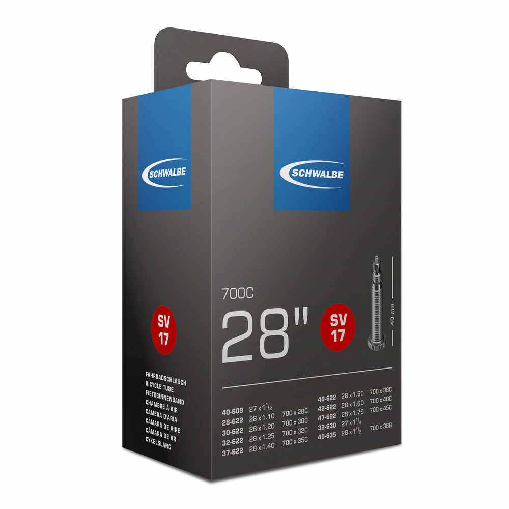 Slange Schwalbe 700x28-45C SV17 æske FV40 org.nr. 10463373 (28/47-622/635)