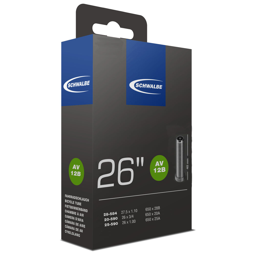 Slange Schwalbe 26x1,00-1,50 AV12B æske AV40 10462130 (20/28-584/590)