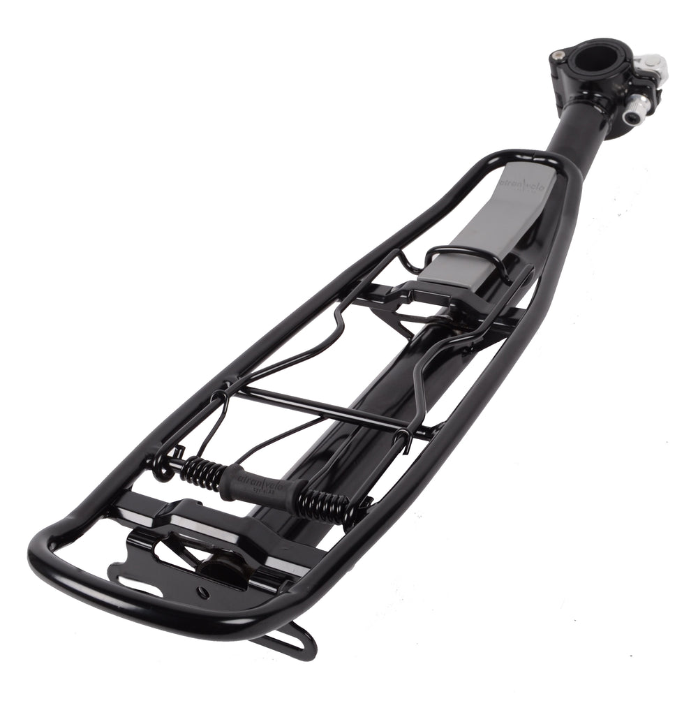 AtranVelo Active (1449-4) bagagebærer til sadelpind AVS m. klap 10kg sort