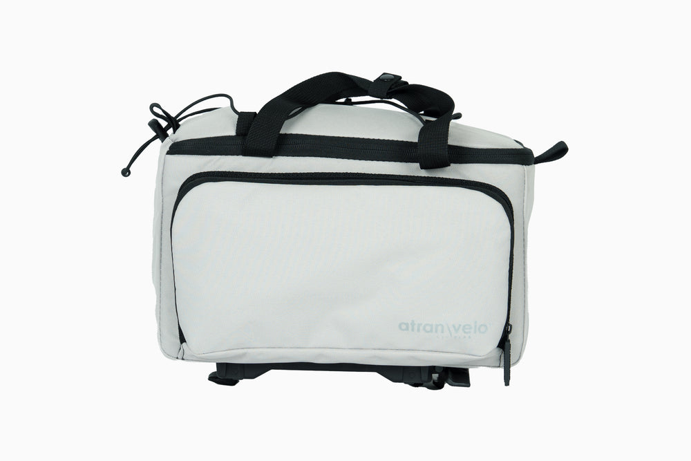 AtranVelo Zap Top (1805-30-54) taske AVS 21x23x34cm 11+8L lys grå