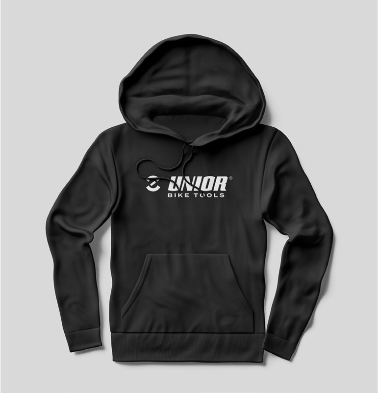 UNIOR Sweatshirt Hoody Black Size XL
