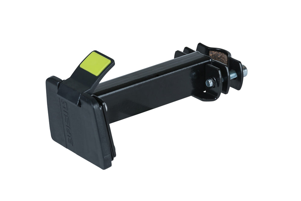 BASIL BasEasy adapter til tasker og kurve med BarEasy (BE/KF) adapterplade. Passer til frempinde med ø22-25,4 mm. TÜV Godkendt.
