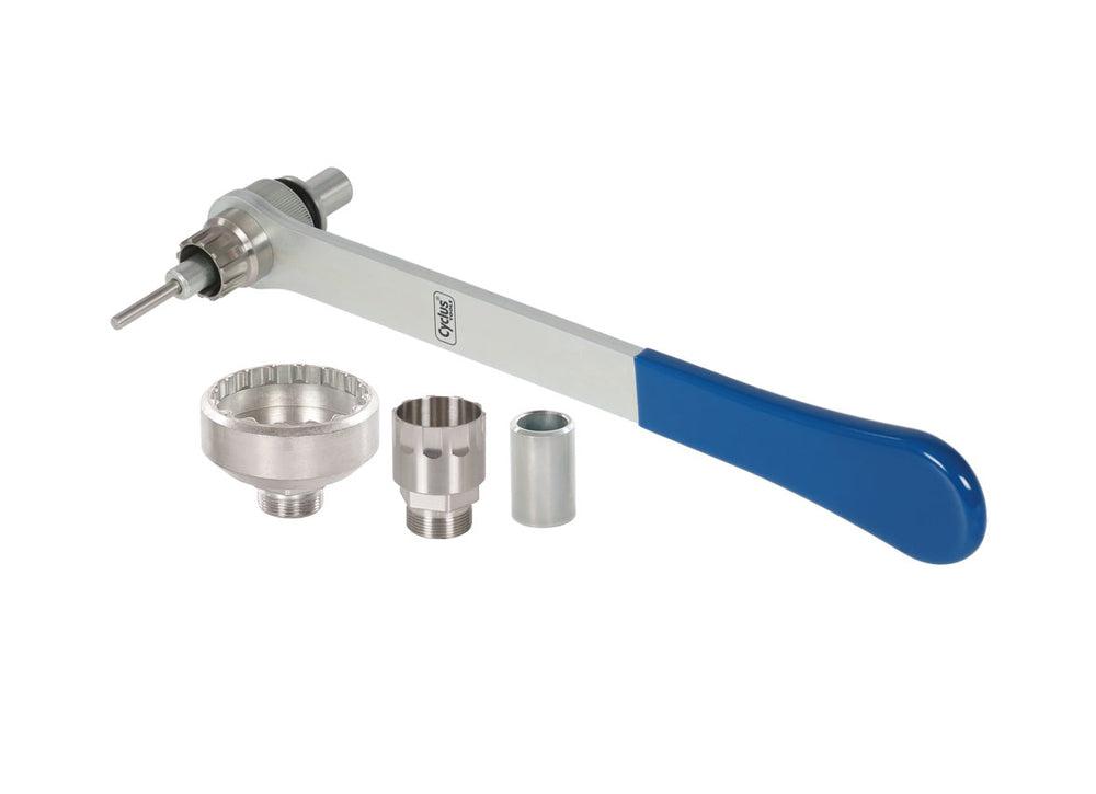 Aftrækker "Jetmount´r" Cyclus for bremseskiver & HG kassetter inkl guide for 12, 15 & 20 mm thru axle