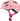 Cykelhjelm Abus Smiley 2.0 i rosa med prinsessedesign, perfekt til børn for sikkerhed og stil på cykelture.