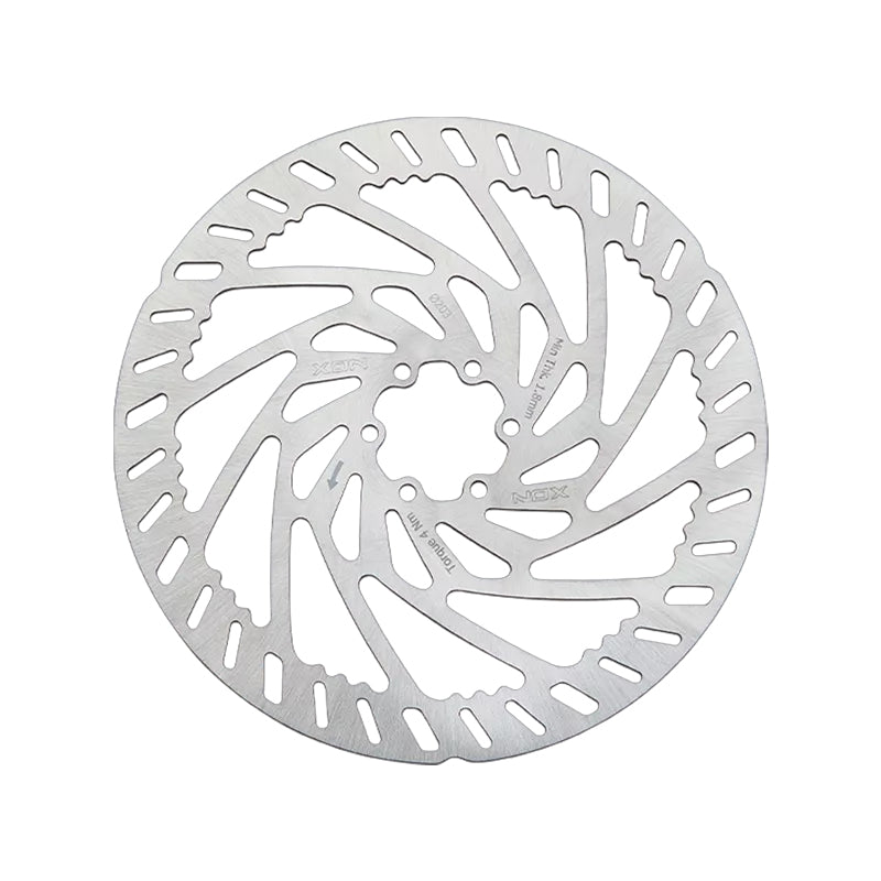 Bike Attitude bremseskive 6-bolt one piece Ø203mm tElcykel 300g