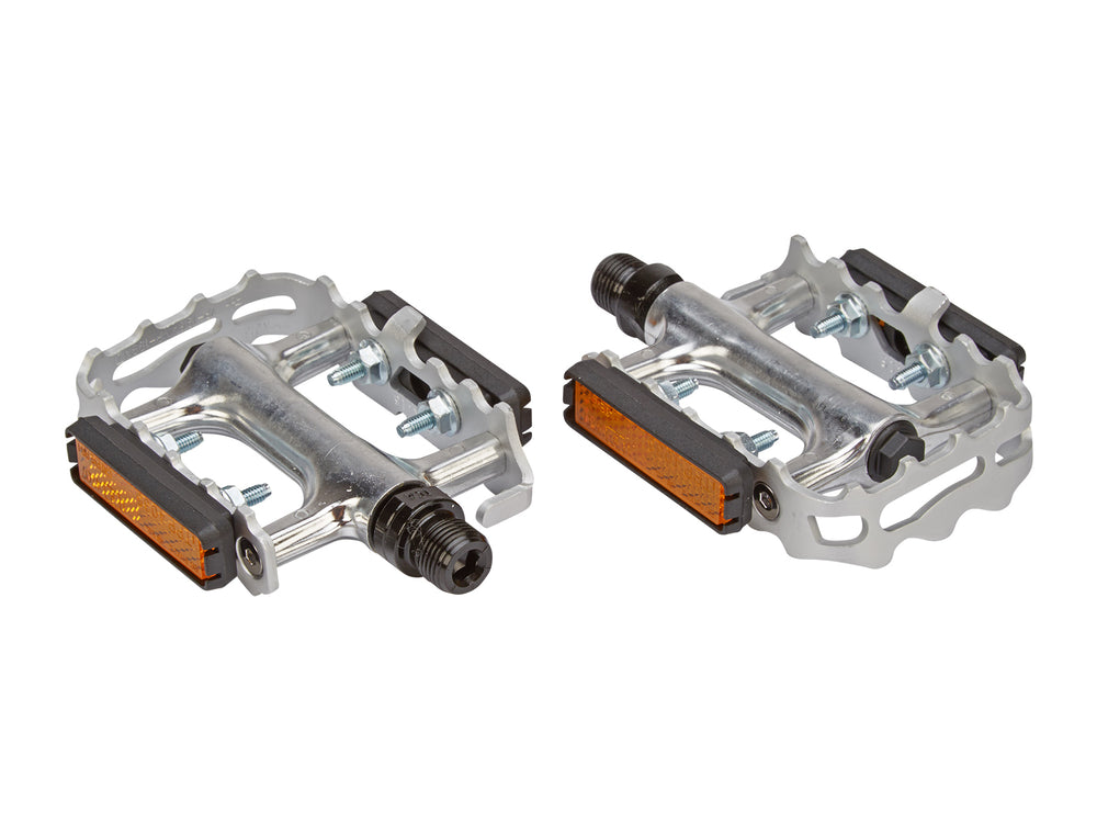 Bike Attitude MTB pedal alu bodyramme Cr-Mo aksel 916in 277g sølv