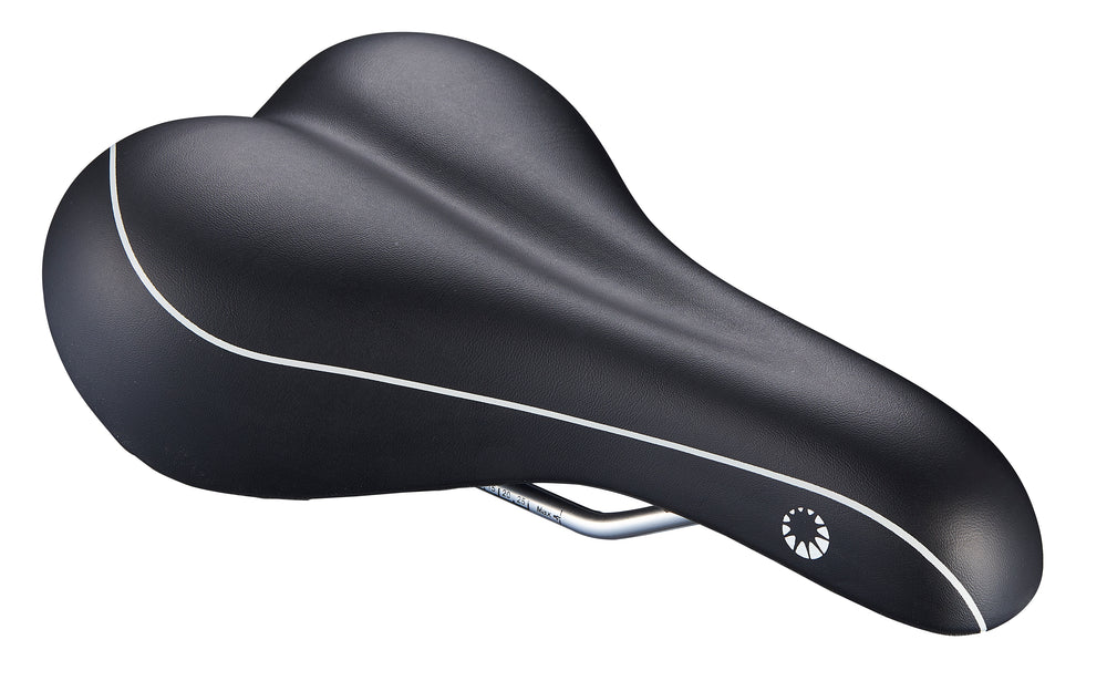 Bike Attitude Sport sadel m. gel 275x170mm sort