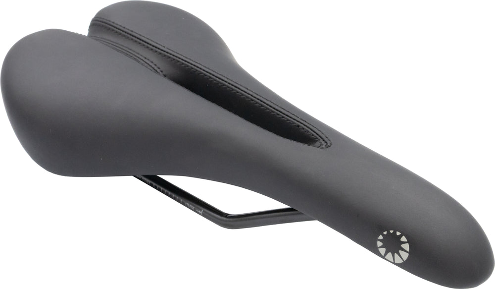 Bike Attitude Road sadel 271x133mm med udskæring sort