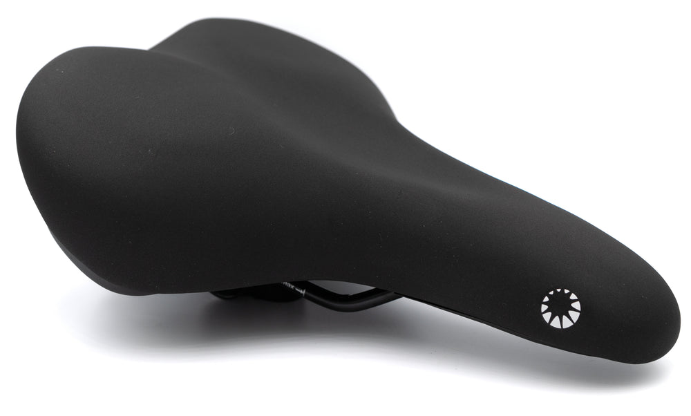 Bike Attitude Comfort Lux sadel memory foam 2 m. elastomer 272x201mm sort
