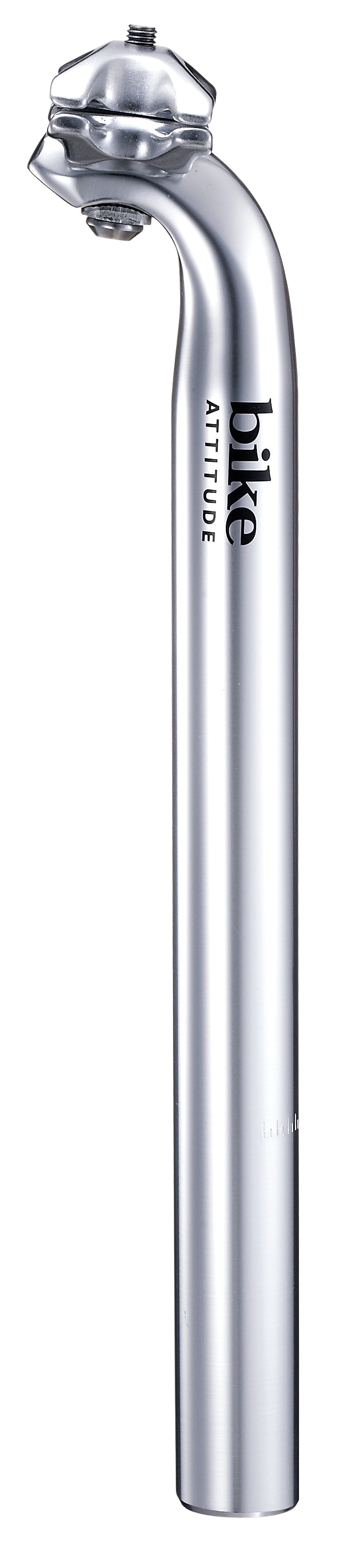 Bike Attitude sadelpind 31,6x350mm hi polish sølv