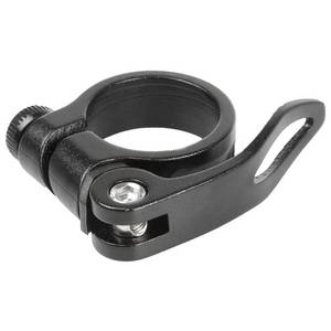 Bike Attitude klampe til sadelpind m. QR 31,8mm sort OEM (uindpakket)