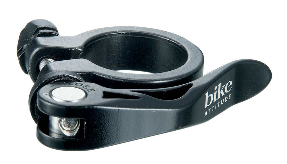 Bike Attitude klampe til sadelpind m. QR 34,9mm sort