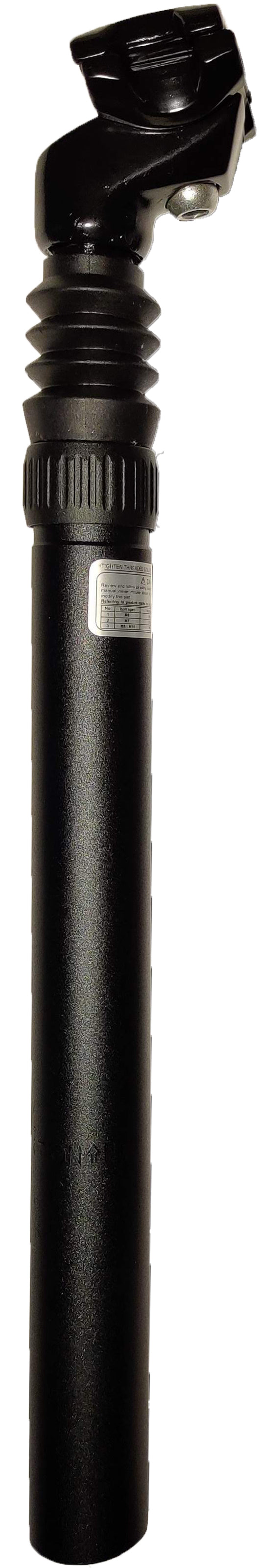 Kalloy SPS-C372 sadelpind affjedring 28,6x350mm sort OEM (uindpakket)