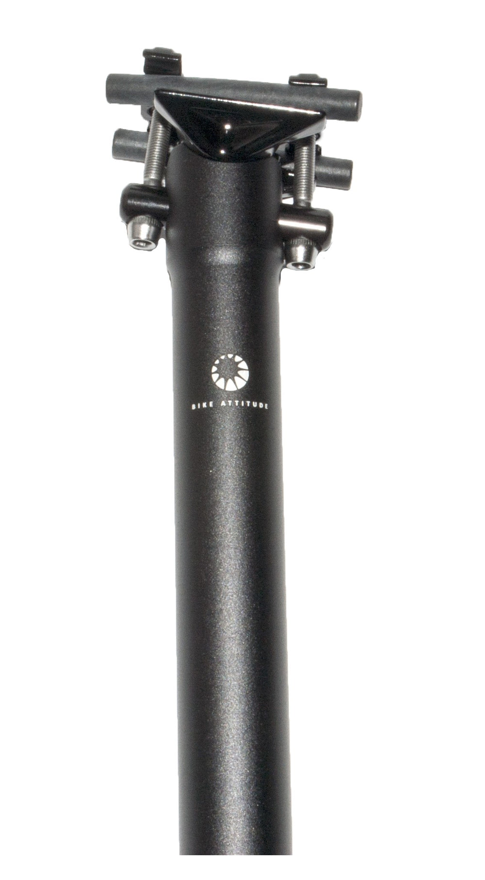 Bike Attitude sadelpind 30,9x400mm sort