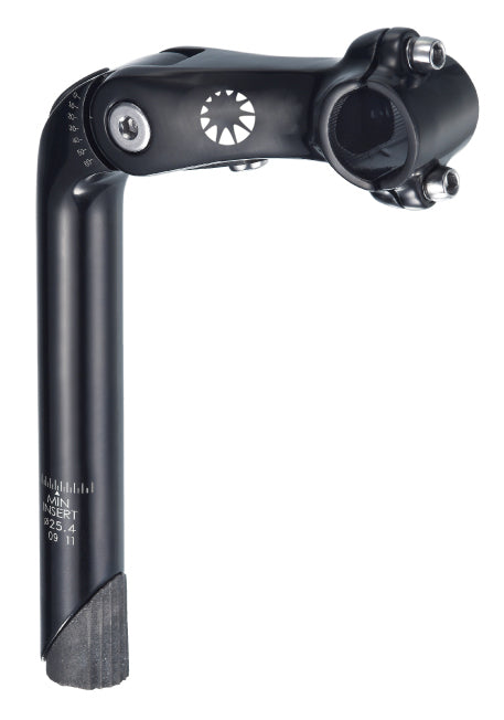 Bike Attitude frempind AL828 Ø25,4mm 110mm stamme 180mm justerbar sort