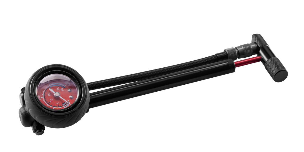 Bike Attitude forgaffel pumpe alu CNC mmanometer 350psi sort