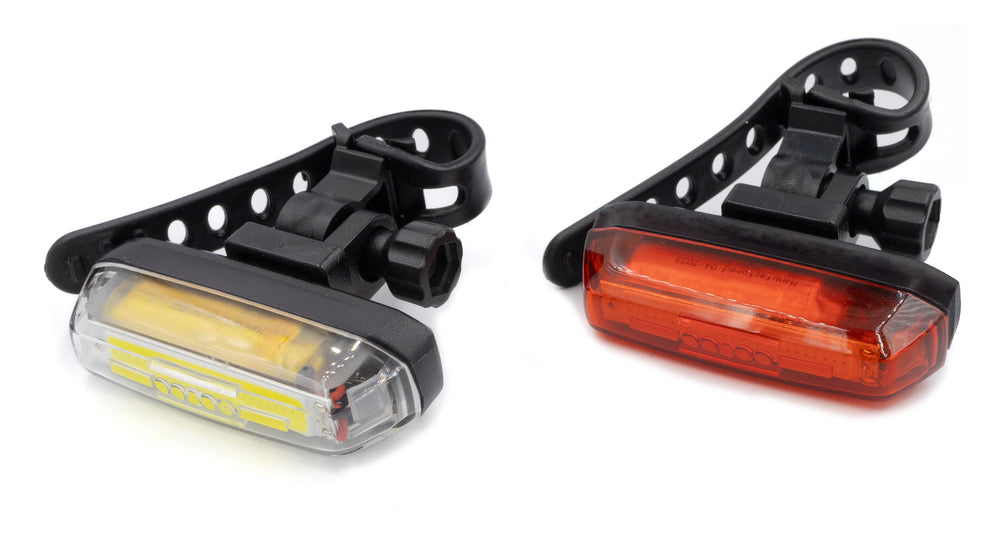 Bike Attitude Ground lygtesæt 1 COB USB-genopladelig 10040 lumen