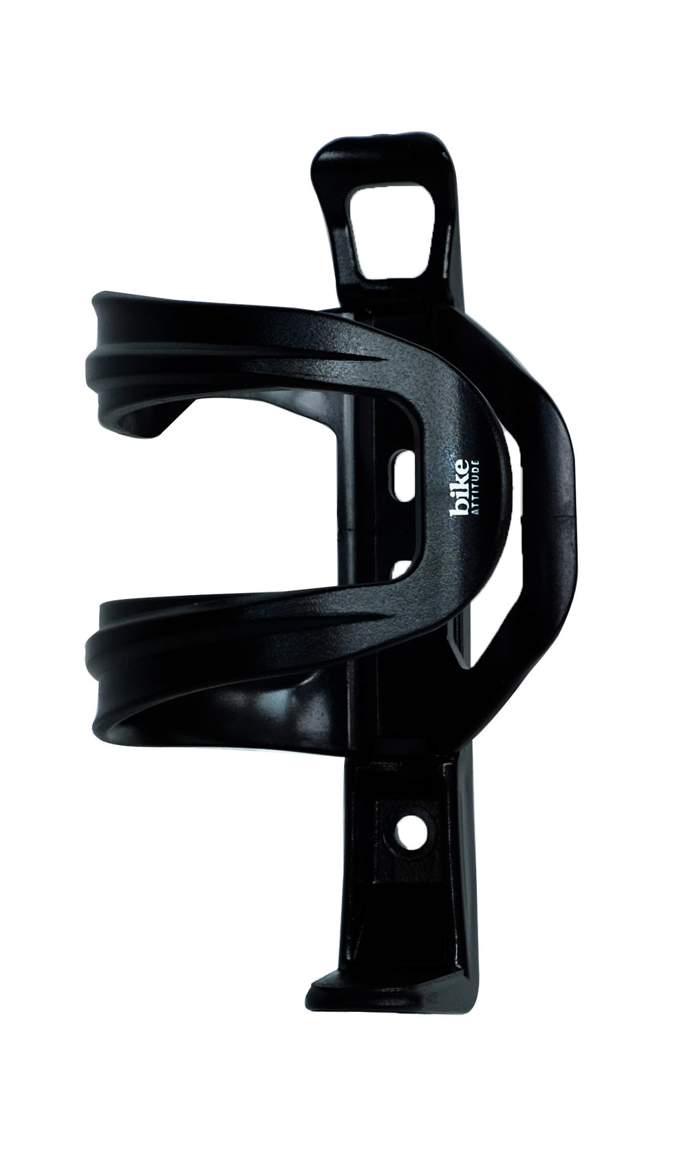 Bike Attitude flaskeholder plast side åben sort