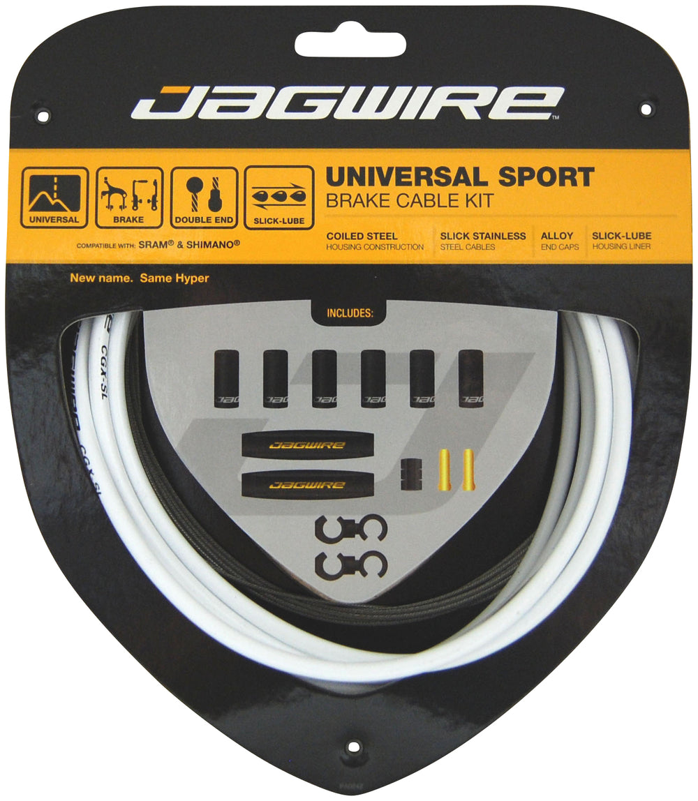 Jagwire Universal Sport (UCK412) bremsekabelsæt raceMTB hvid