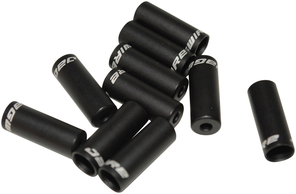 Jagwire (CHA118) yderkabelende LCX sealed shift standard 5mm alu sort (10 stk)