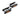 Pedal (sort) af aluminium og PVC. Med kuglelejer og Boron stålaksel. Til 9/16" gevind - OEM pakning