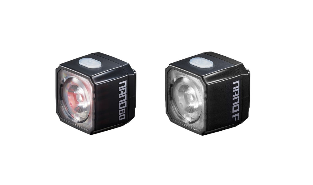 Cateye Nano lygtesæt USB-C genopladelig 100/60 lumen
