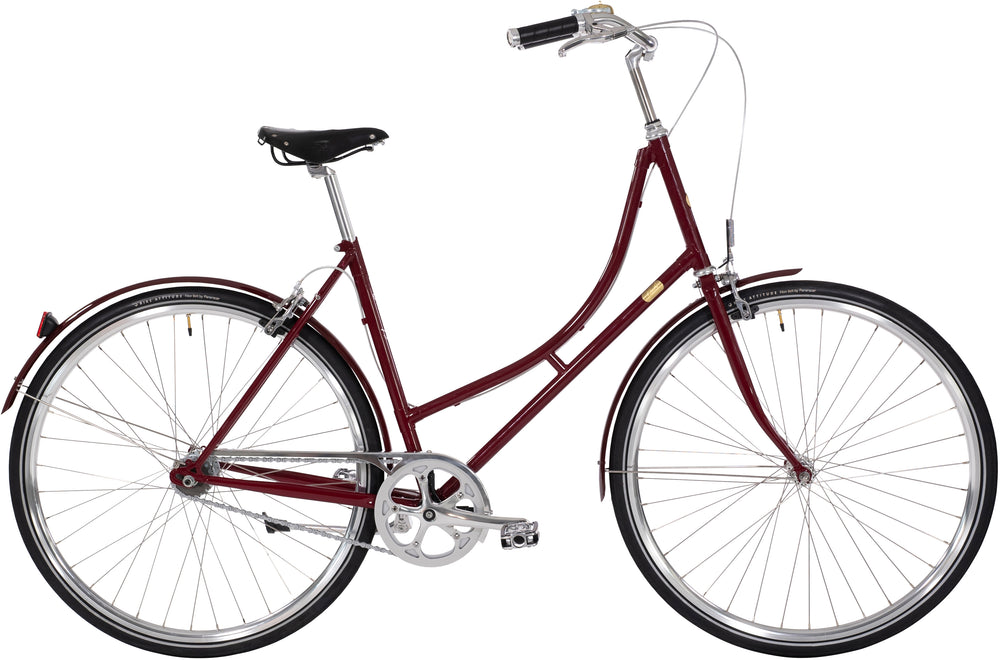 Bike by Gubi Dame 7 Gear Fodbremse Bordeaux - 2027