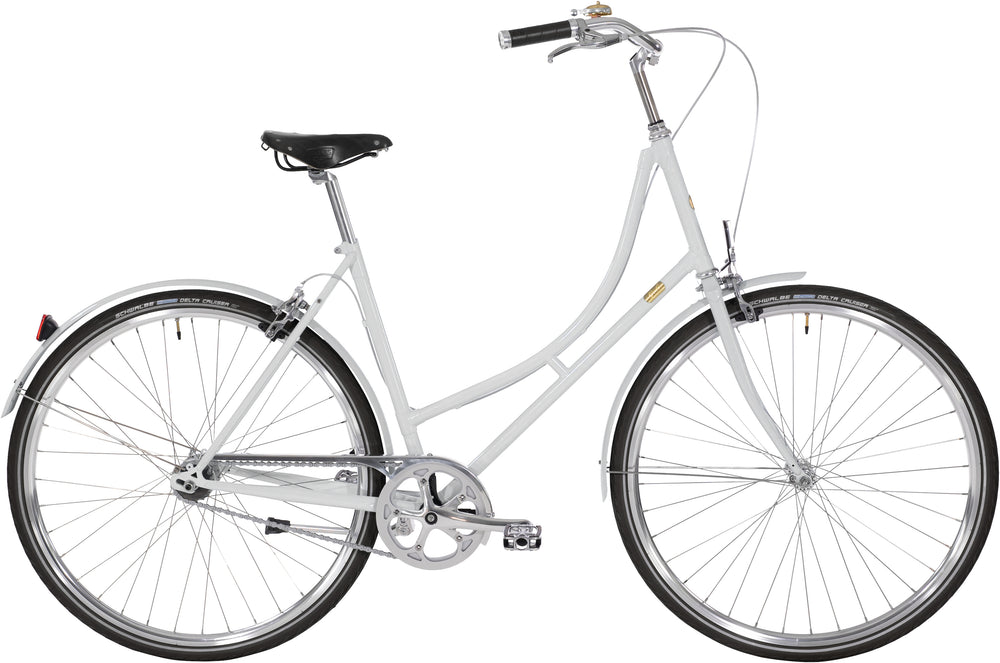 Bike by Gubi Dame 8 Gear Fælgbremse Hvid - 2027