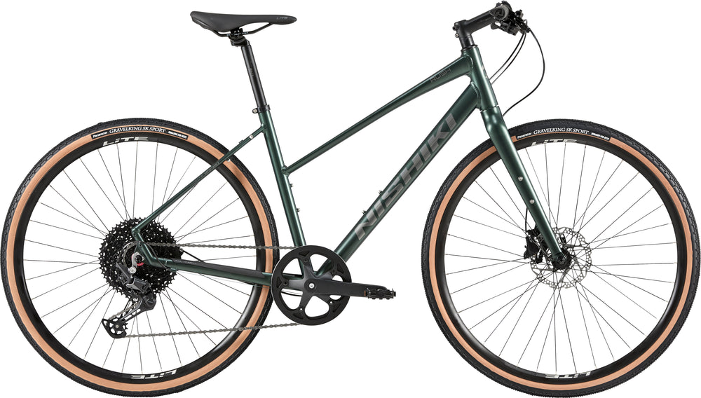 Nishiki Rush Dame Blank Mørkegrøn - 2026