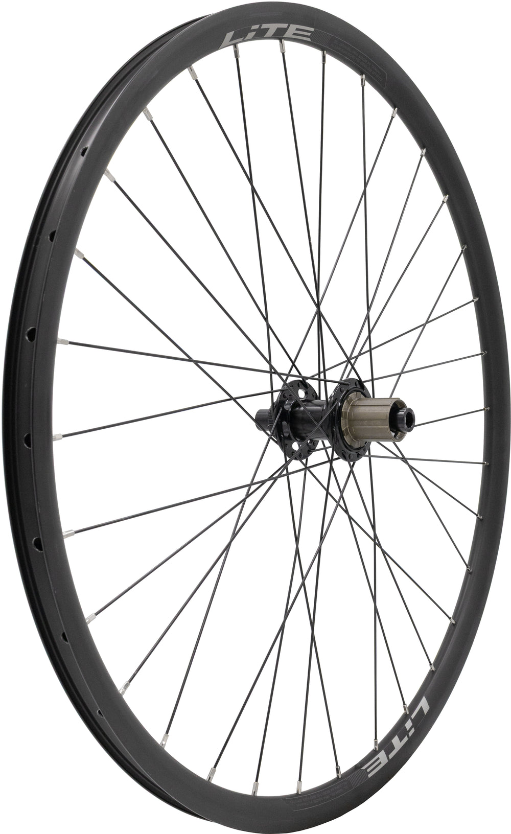 LiTE X baghjul 700c gravel 12sp Road 32H TA 12/142mm C/L lukket lejer sort