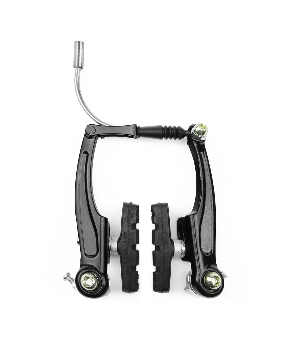 V-Bremse (sort) fra Bikepartner. Kan anvendes både som for- eller bagbremse på cykler med 26", 27,5", 28" eller 29" hjulstørrelser.