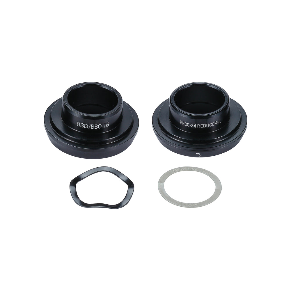 Adaptersæt krank BBB Reducer Alu m. plastcover (50) Fra 30 mm. til 24mm. BB30/PF30