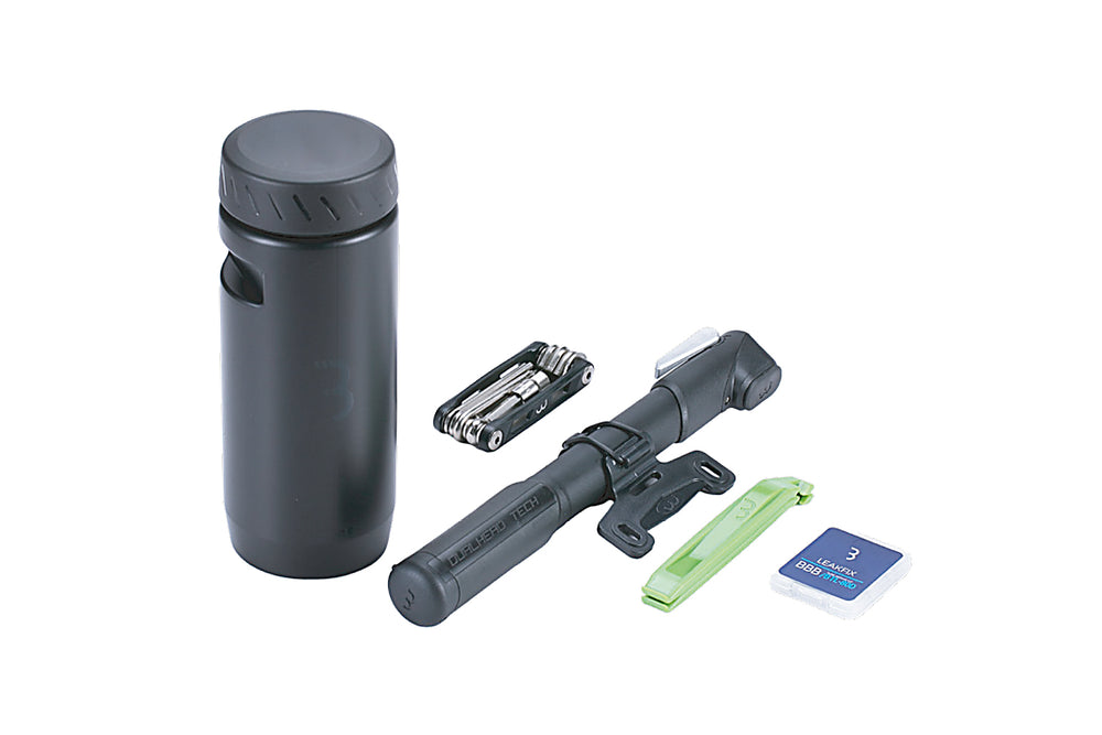 Beholder BBB CombiPack Sack Beholder, pumpe, dækjern, minitool, lappesæt BSB-64 Service pakke L