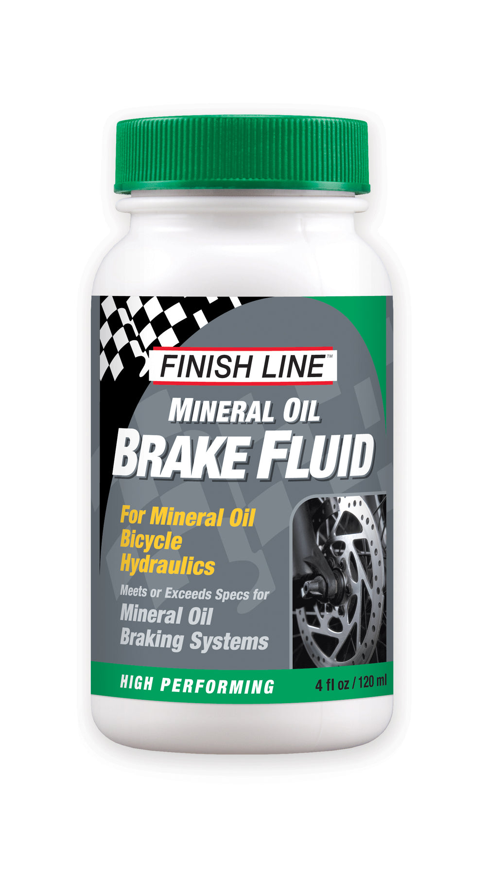 Finish Line bremseolie mineral 120ml (4oz) flaske