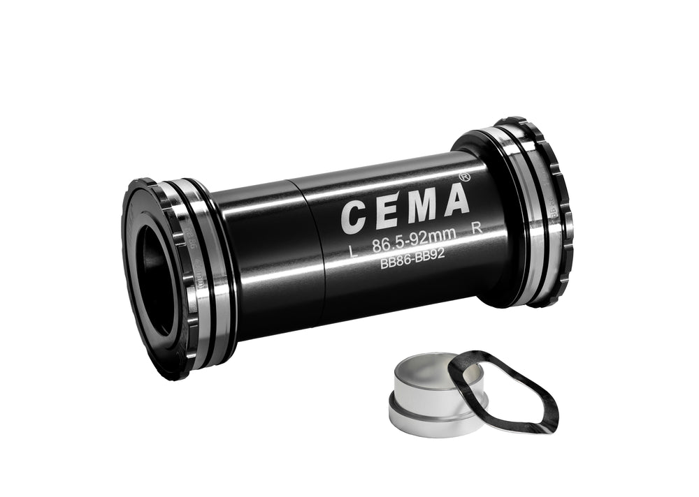 Cema Krankboks BB86-BB92 Ø24 spindel Shimano, Interlock. Diameter 41 mm. Lejer i rusttfrit stål: Rammebredde: 86,5 & 92 mm.