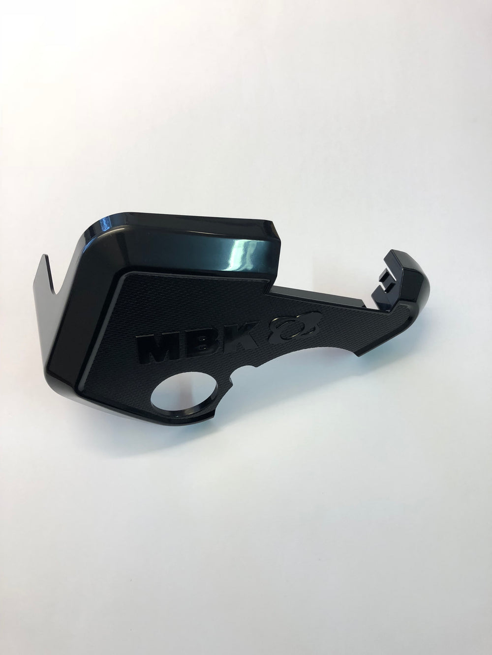 Cover for E-Bike Left side, ABS Black w/MBK Logo-Bended D/T AX-ION 3.3-4.4-5.5