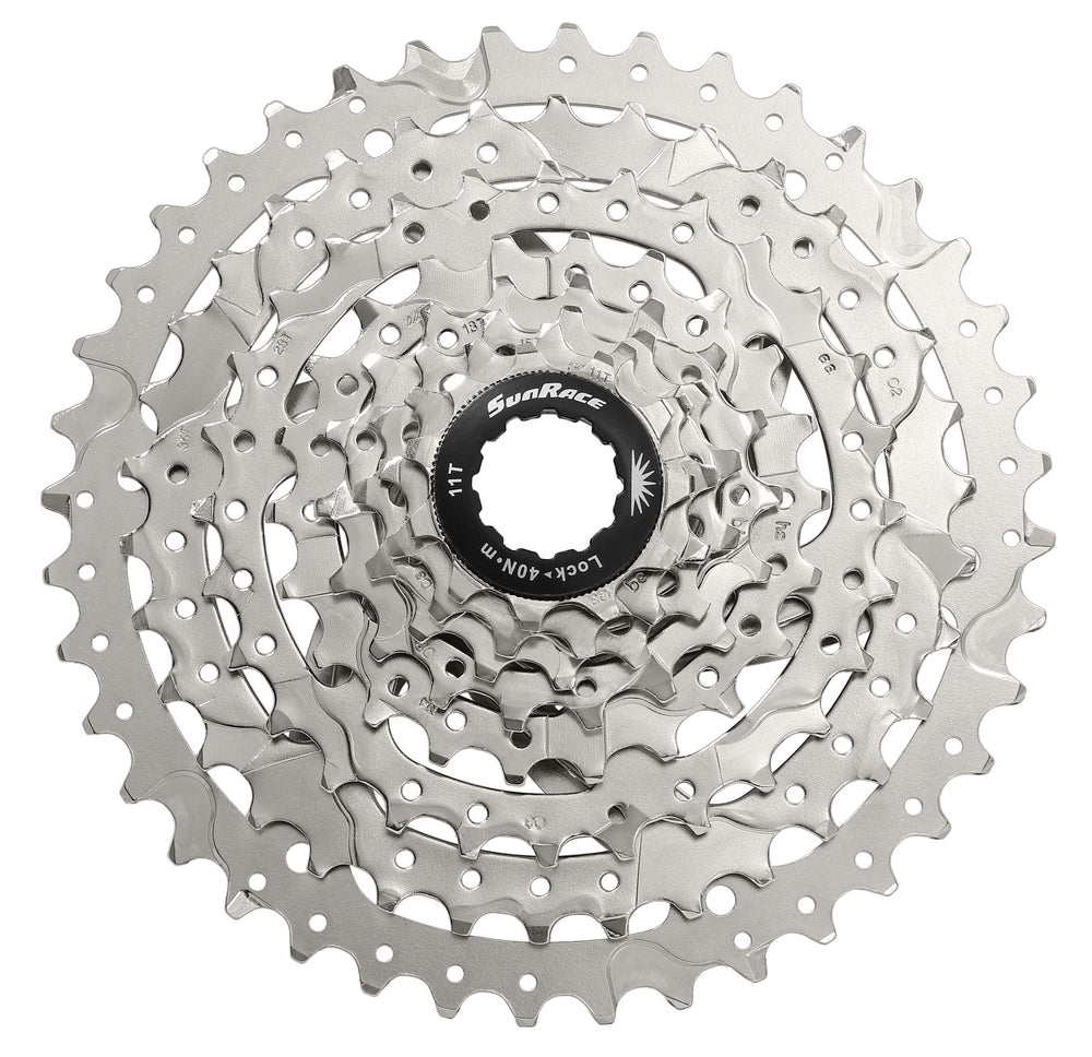 SunRace kassette 7sp 11-28T sølv