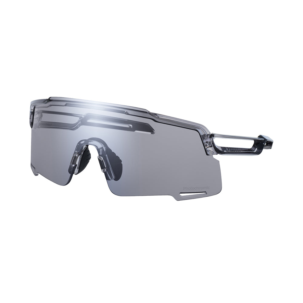 SHIMANO Briller EQNX5 Transparent Gray, Photochromic