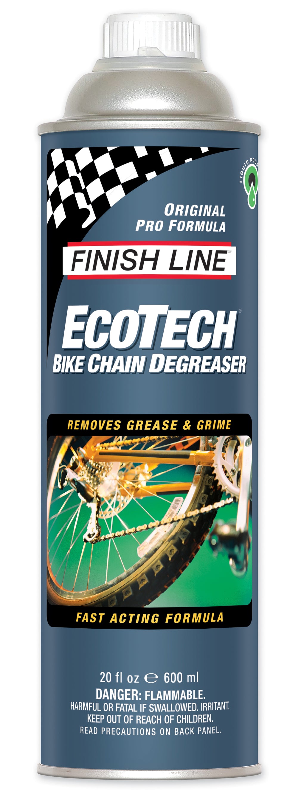 Finish Line EcoTech Bike Degreaser 600ml (20oz) dåse blå