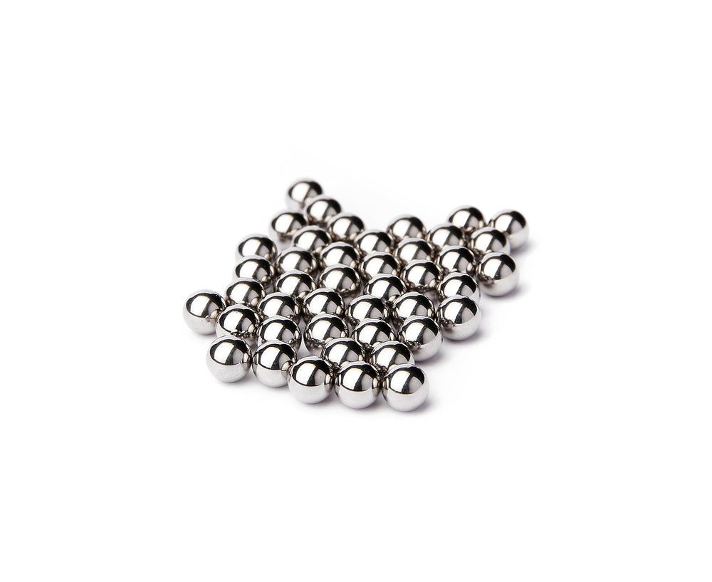 Kugle for kugleleje 1/4" 1 pose indeholder 1 gros= 144 stk. 6.4mm